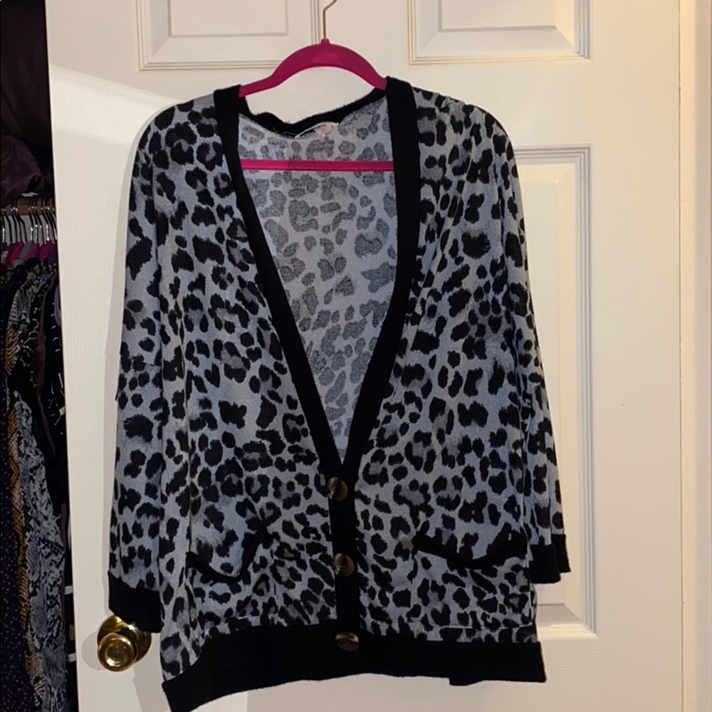 Leopard cardigan from The Snooki Shop